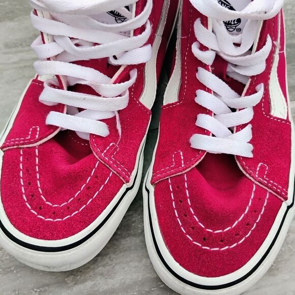 Vans Unisex Pig Suede Sk8 Hi Shoes W Sz 5 Men Sz 3.5 - Picture 3 of 15